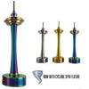 MiniNail Space Dabber and Carb Cap with Cyclone Spin Feature Color Options 