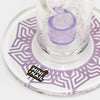 Swiss Honeycomb e nail Dab Rig Purple Mini Nail and PURR Glass base design