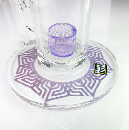 Swiss Honeycomb e nail Dab Rig Purple Mini Nail and PURR 