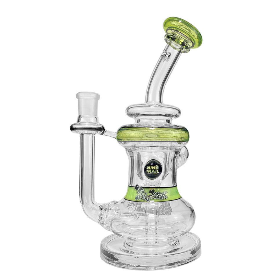MiniNail Green Glass Incycler Rig 