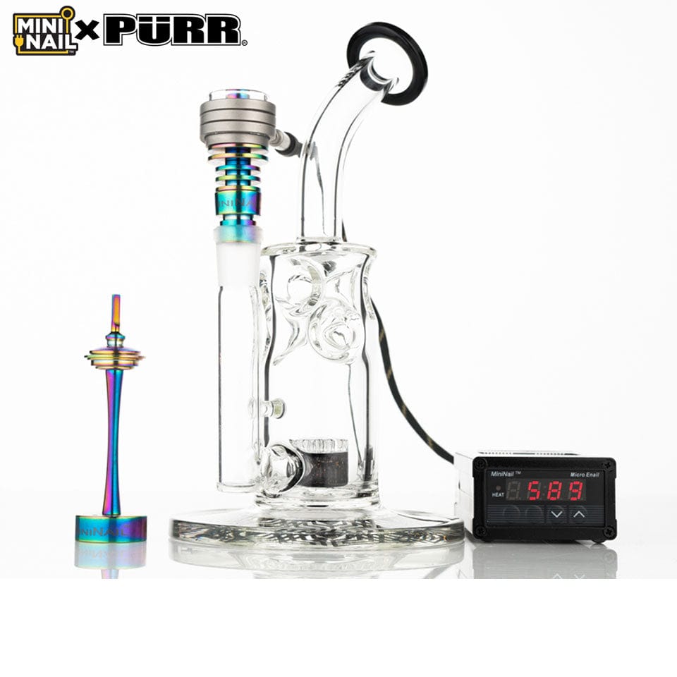 Swiss Dab Rig and Enail Kit MiniNail x PURR MiniNail