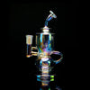 MiniNail Titan XL Dab Rig Iridescent Rainbow Glass enail Dab Rig MJA Side View