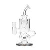 Mini Nail and MJArsenal Titan XL e nail Dab Rig Glass Side View