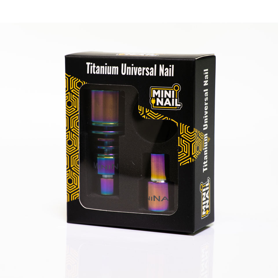 Rainbow MiniNail Universal Titanium Nail in package