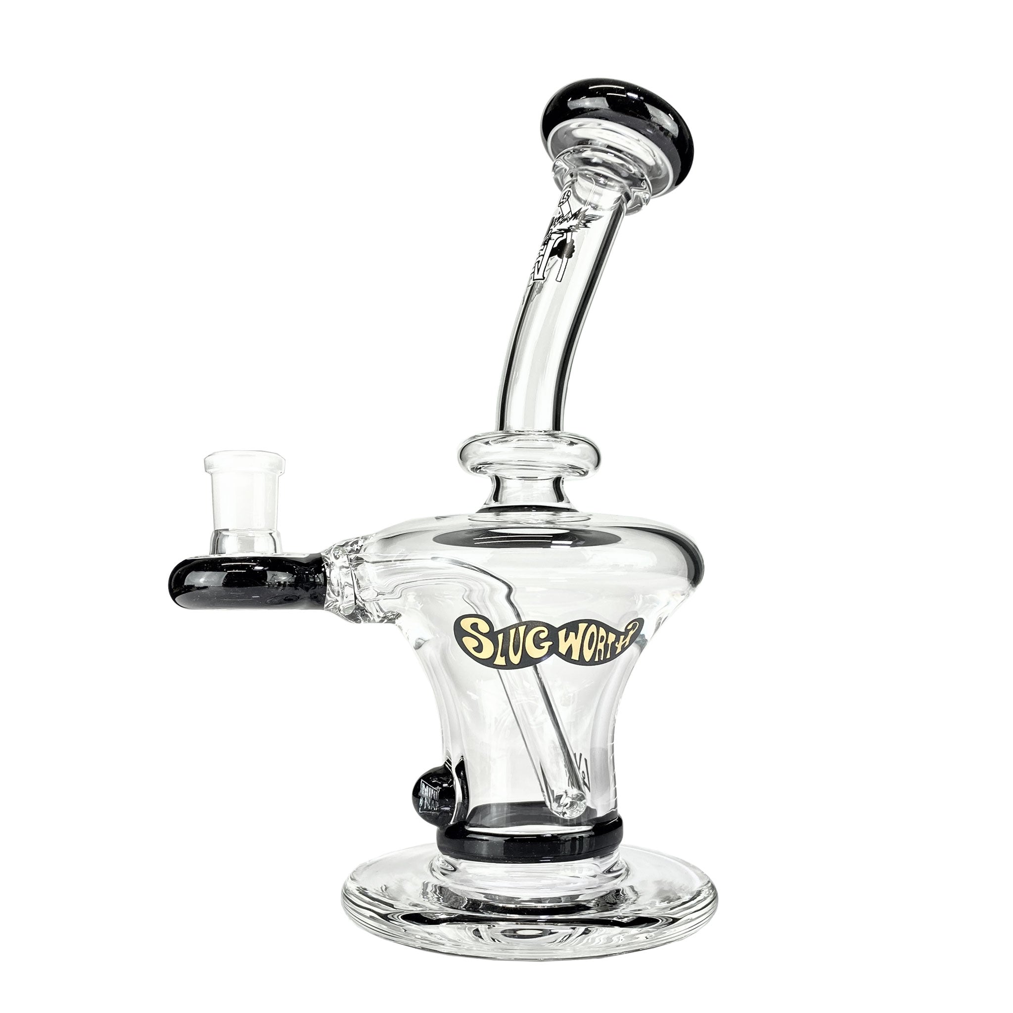 Glass Top Hat Rig (Black Galaxy) MiniNail
