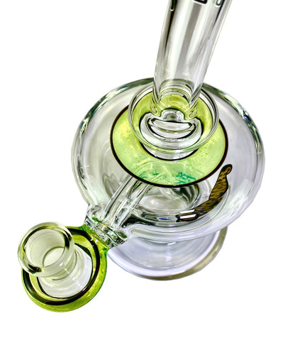 mini nail x slugworth top hat glass e nail dab rig green slyme