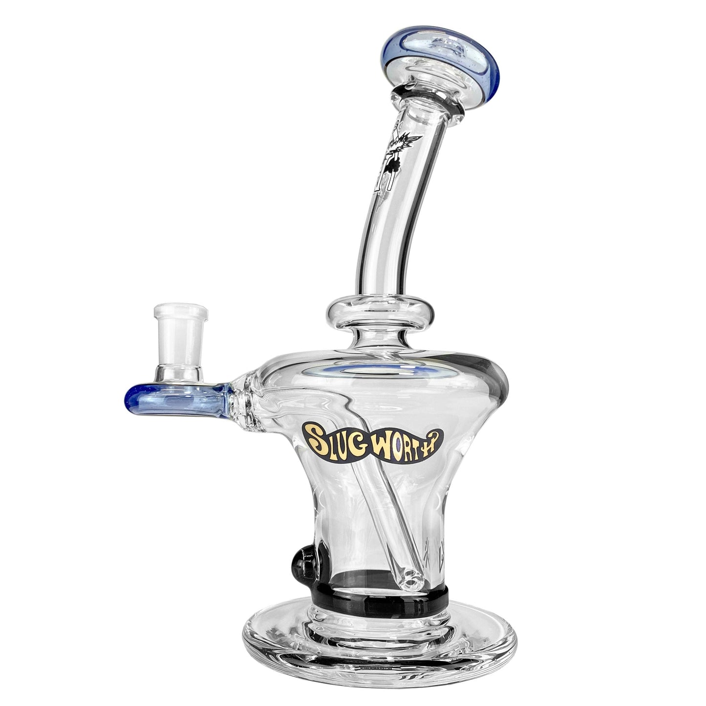eNail Dab Rig Red Mini Nail and Slugworth Glass Top Hat in Skywalker Blue