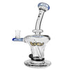 eNail Dab Rig Red Mini Nail and Slugworth Glass Top Hat in Skywalker Blue