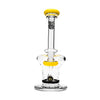 Top Hat e Nail Dab Rig Yellow Glass MiniNails and Slugworth Front View