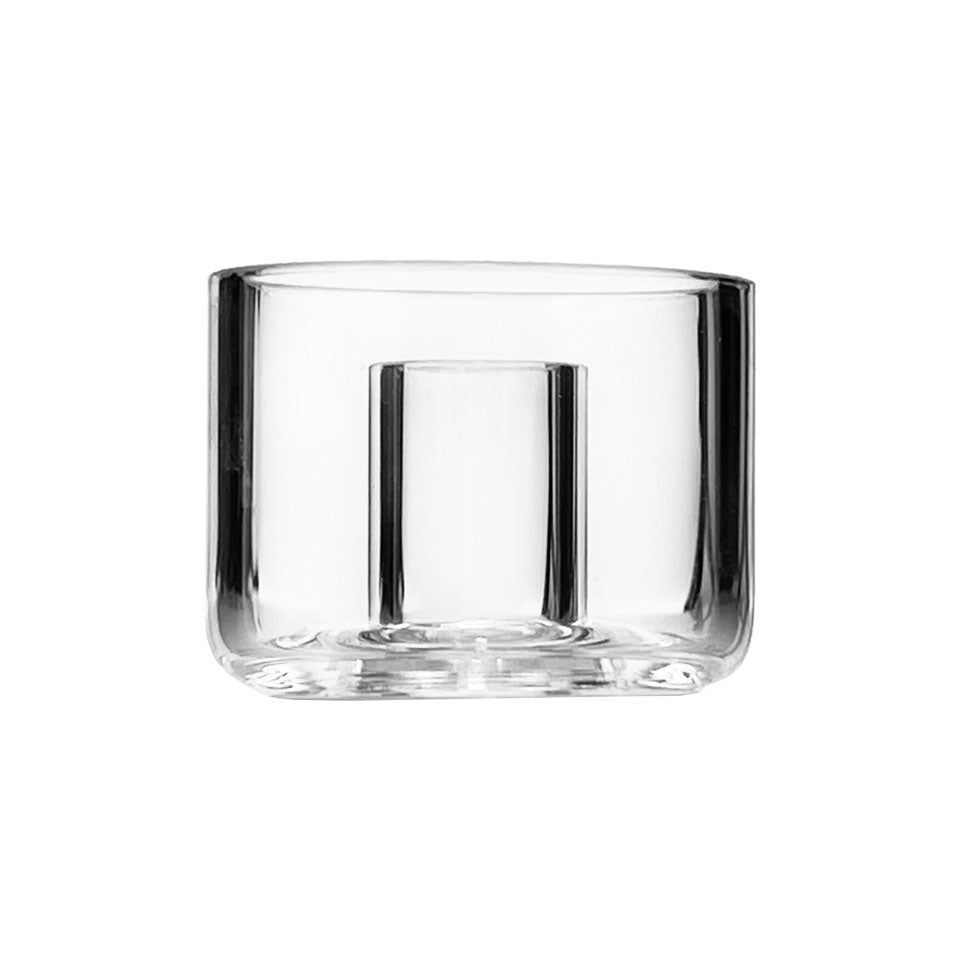 Side View of XL Quartz Deep Dish for MiniNail 30mm XL Quartz Hybrid Universal Nail