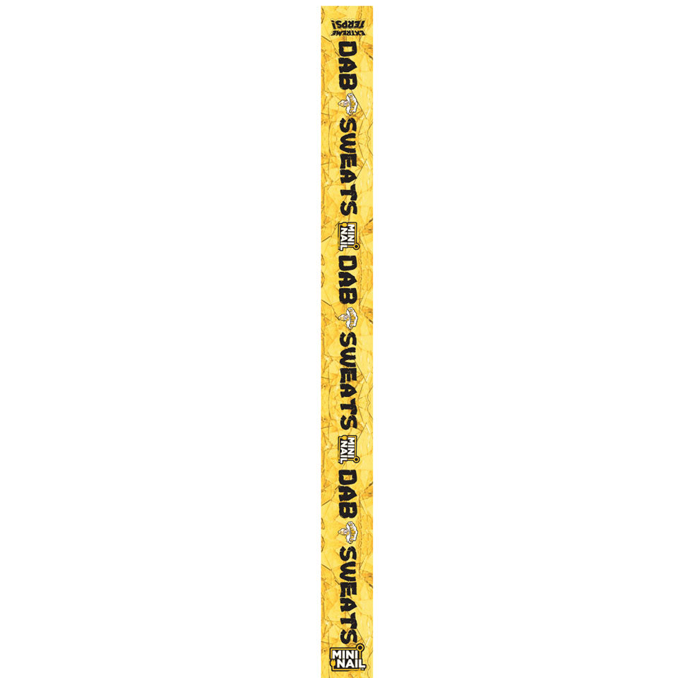 DabHead Dab Sweats Headband Yellow side by The Mini Nail