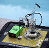 MiniNail Quartz Banger Enail Kit and Swiss Honeycomb Glass Rig