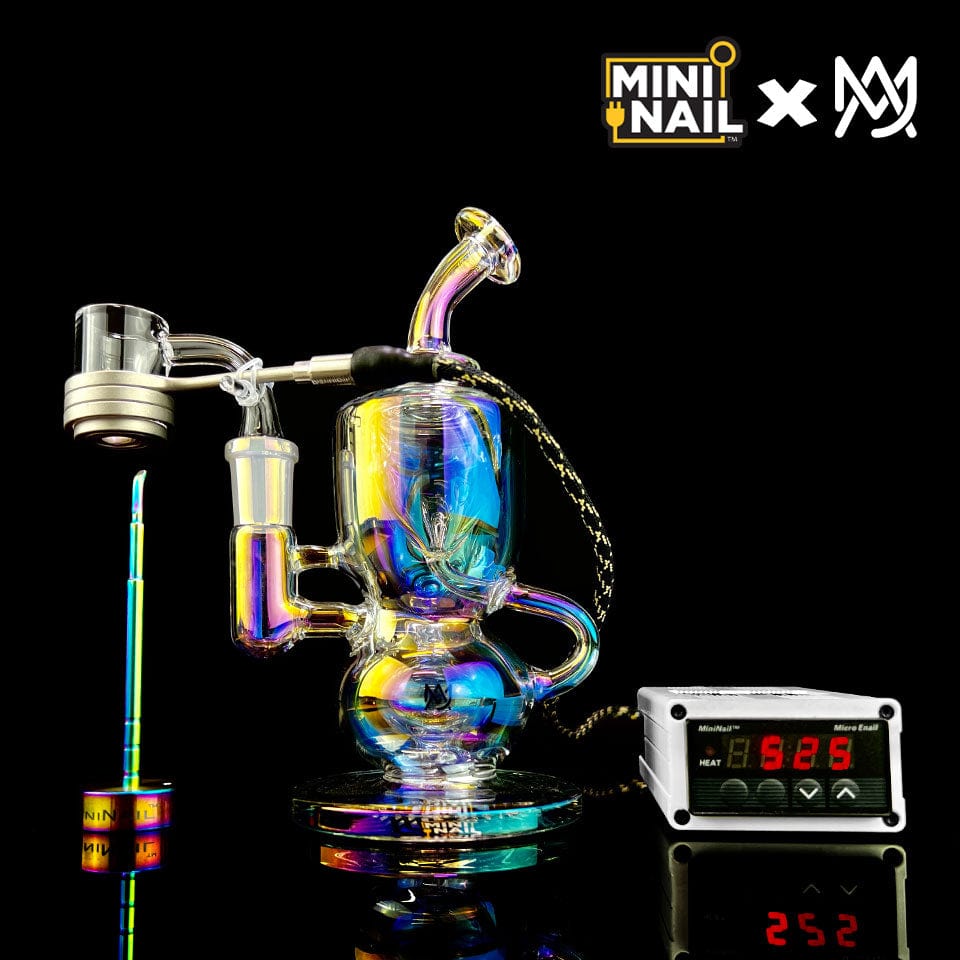 MiniNail Titan XL Iridescent Dab Rig enail kit