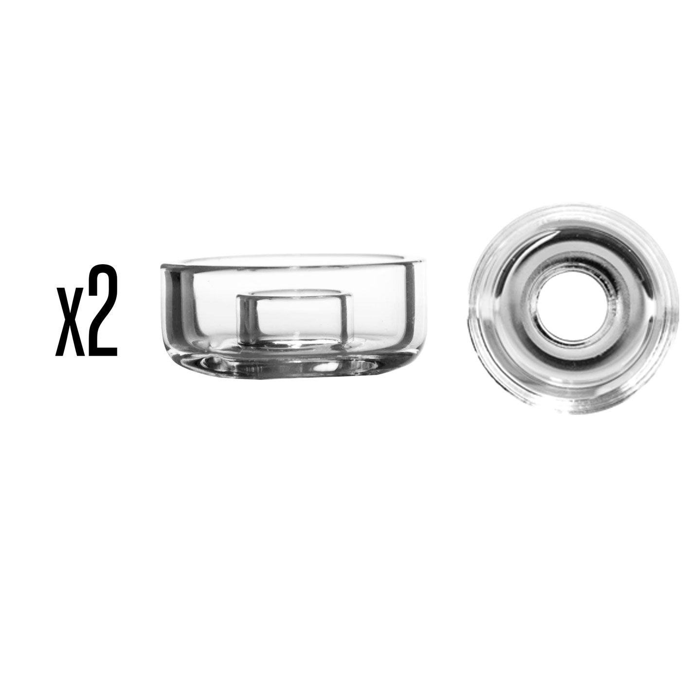 Mini Nail Shallow Quartz Enail Dishes